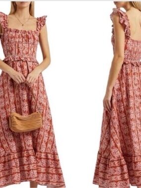 House of Harlow Romantic Floral Maxi Dress Sz S